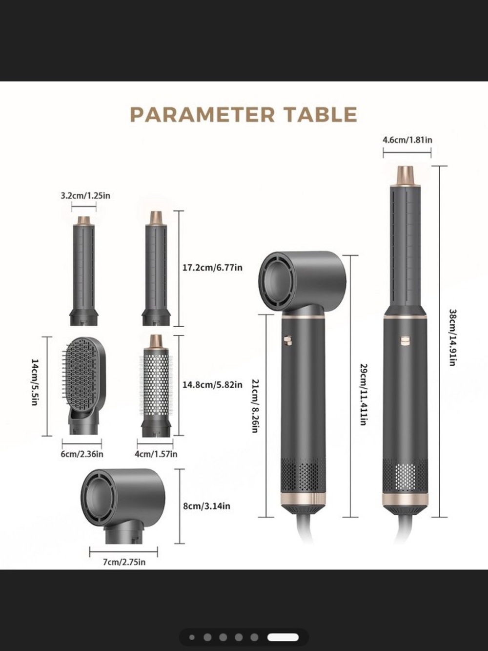 5 in 1 Dryhsip hair styler